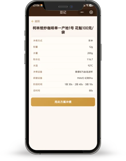 配方卡片